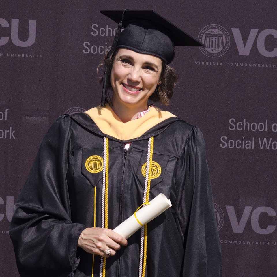 M.S.W. student Polly Lund.